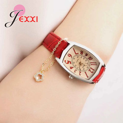 Wide Use Jewelry For Women 925 Sterling Silver Collection With Watch Necklace Bracelet Beautifully Gift For Female Accessory