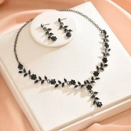 Elegant Flower Design Jewelry Set, Fashion Jewelry for Party, Daily Clothing Decor, Trendy All-match & Exquisite Jewelry