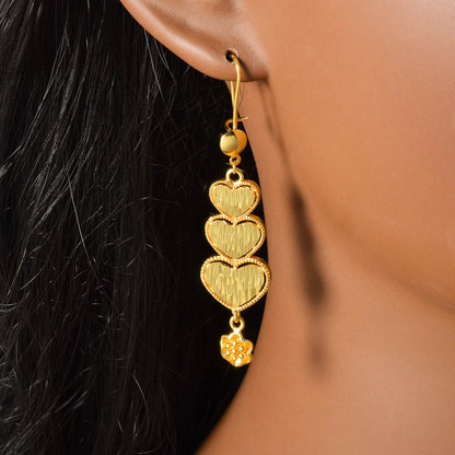 Dubai Jewelry Sets Necklace Bracelet Ring Earrings Set Elegant Gold Plated Arabic Design for Women Luxury Gift Wedding Jewelry