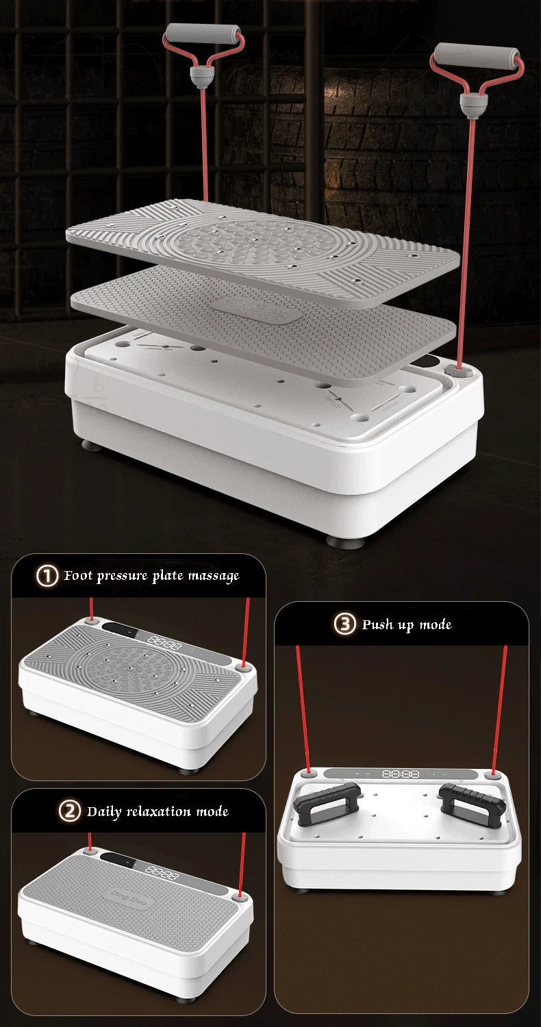 Fitness Body Vibration Plate Abs Material Workout Fitness Fat Vibrator Platform