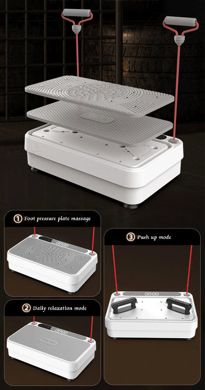 Fitness Body Vibration Plate Abs Material Workout Fitness Fat Vibrator Platform
