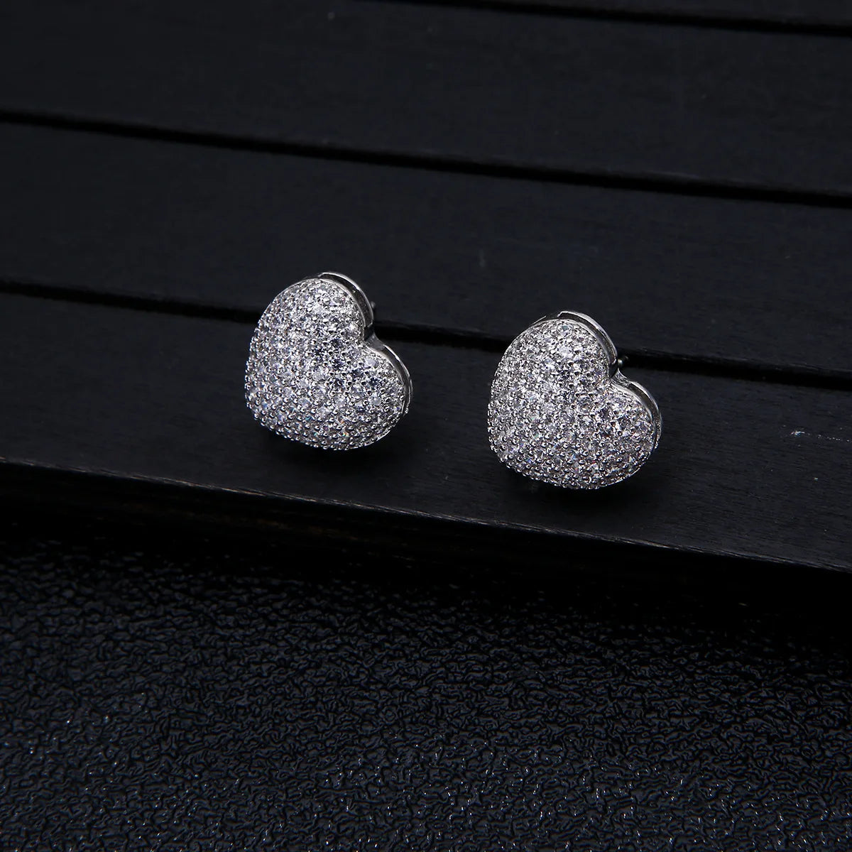 Heart  Jewelry Sets for Women Luxury love thick chain Necklace Earrings Bracelet Wedding Dress Bridal Necklace Sets  wife gift