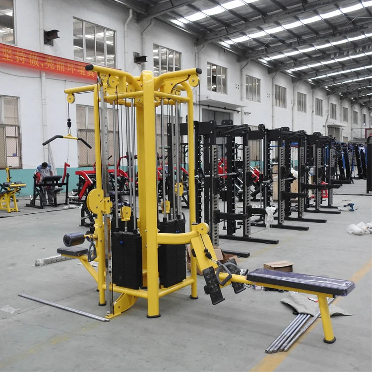 Fitness Equipment Weightlifting Gym Machine Multifunction Trainer Indoor 4 Station Machine