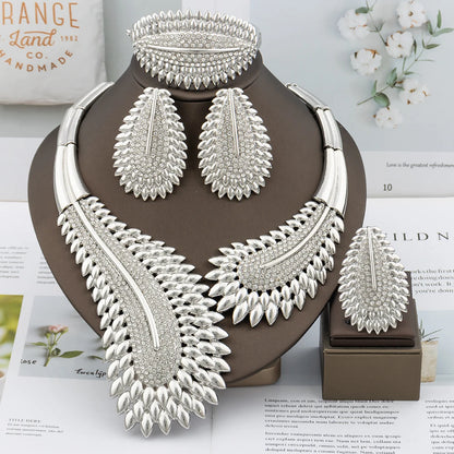 italian jewelry set collor lady necklace earrings jewelry for women high quality jewelry set